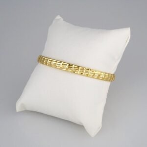 Bangles Woman/ Pulsos Dama/  Zircon Stone/  14K Real Color// P185
