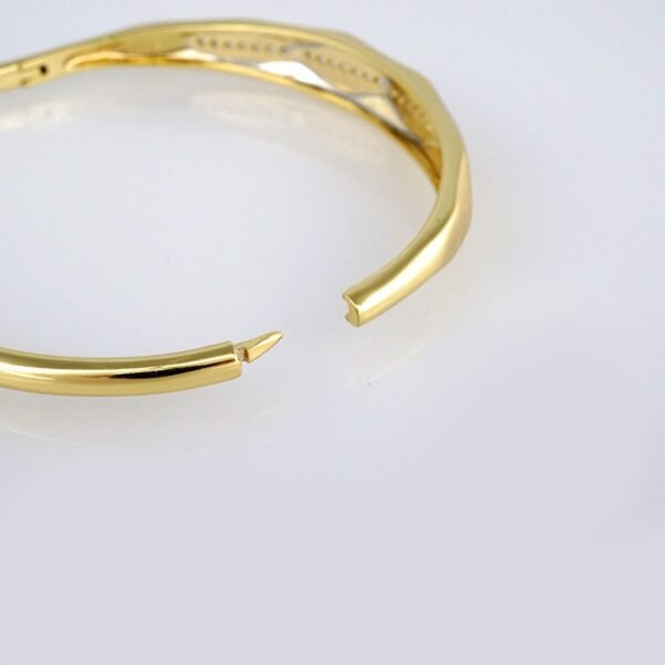 Bangles Woman/ Pulsos Dama/  Zircon Stone/  14K Real Color// P186 - Image 3