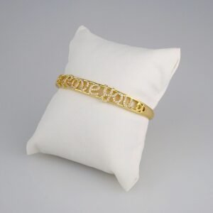 Bangles Women/ Pulsos Dama/  Zircon Stone/ 14K Real Color// P188