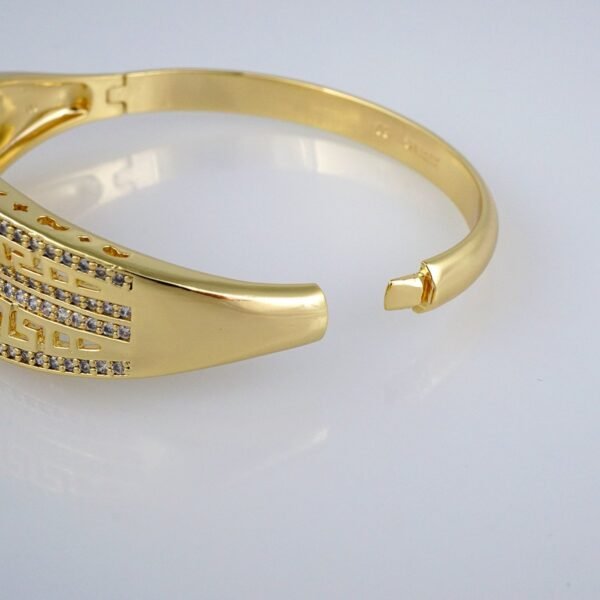 Bangles Women/ Pulsos Dama/  Zircon Stone/ 14K Real Color// P191 - Image 3