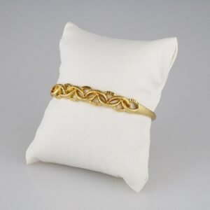 Bangles Woman/ Pulsos Dama/ Zircon Stone/ 14K Real Color// P195