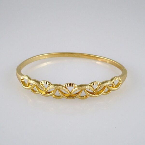 Bangles Woman/ Pulsos Dama/ Zircon Stone/ 14K Real Color// P195 - Image 2