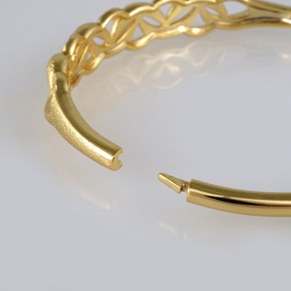 Bangles Woman/ Pulsos Dama/ Zircon Stone/ 14K Real Color// P195 - Image 3