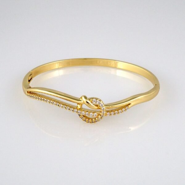 Bangles Woman/ Pulsos Dama/  Zircon Stone/  14K Real Color// P197 - Image 2