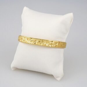 Bangles Woman/ Pulsos Dama/ Plain/  14K Real Color// P199