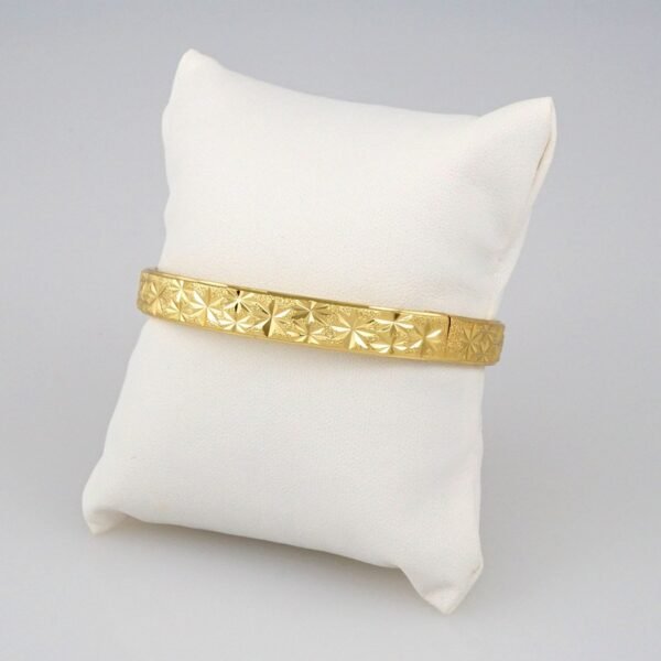 Bangles Woman/ Pulsos Dama/ Plain/  14K Real Color// P199