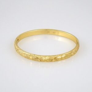 Bangles Woman/ Pulsos Dama/ Plain/  14K Real Color// P200