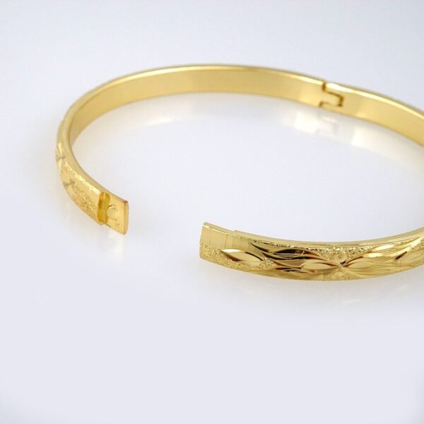 Bangles Woman/ Pulsos Dama/ Plain/  14K Real Color// P200 - Image 2