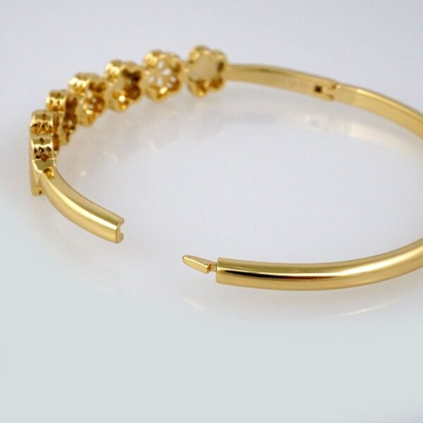Bangles Woman/ Pulsos Dama/  Plain/  14K Real Color// P202 - Image 2