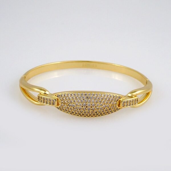 Bangles Woman/ Pulsos Dama/ Zircon Stone/ 14K Real Color// P203