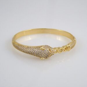Bangles Woman/ Pulsos Dama/ Zircon Stone/ 14K Real Color// P204