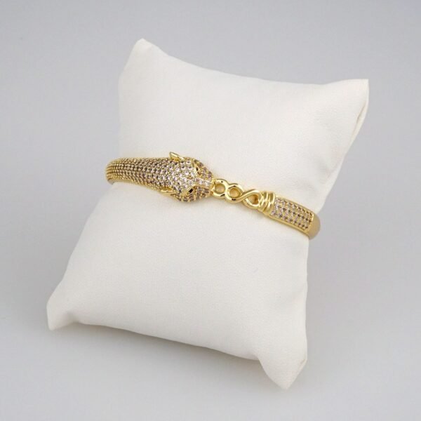 Bangles Woman/ Pulsos Dama/ Zircon Stone/ 14K Real Color// P204 - Image 2