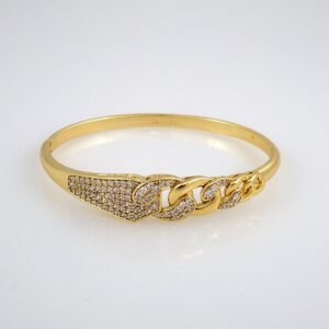 Bangles Woman/ Pulsos Dama/  Zircon Stone/  14K Real Color// P205