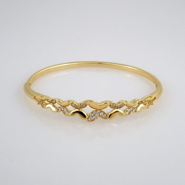 Bangles Woman/ Pulsos Dama/  Zircon Stone/  14K Real Color// P206