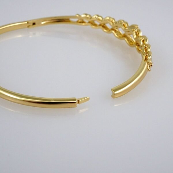 Bangles Woman/ Pulsos Dama/  Zircon Stone/  14K Real Color// P206 - Image 3