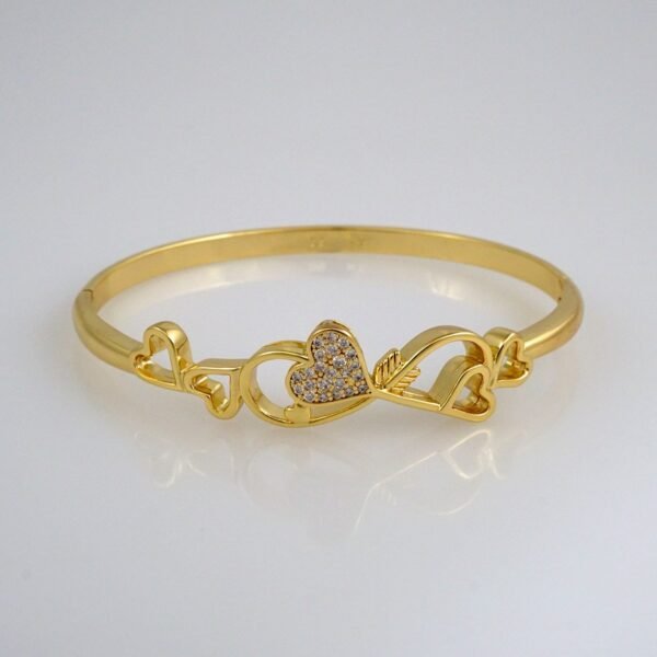 Bangles Woman/ Pulsos Dama/  Zircon Stone/  14K Real Color// P207