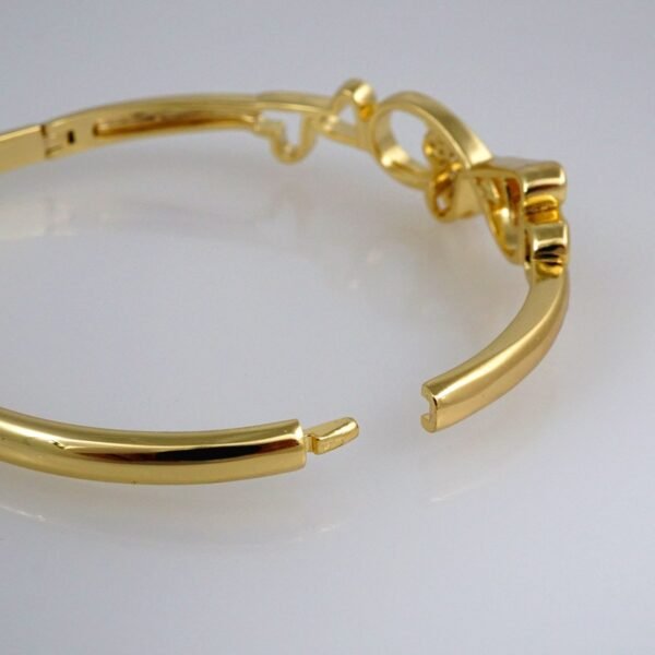 Bangles Woman/ Pulsos Dama/  Zircon Stone/  14K Real Color// P207 - Image 3