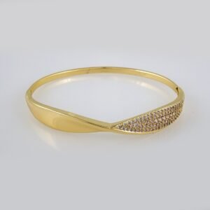 Bangles Woman/ Pulsos Damas/ Zircon Stone/ 14K Real Color// P208