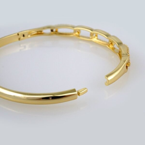 Bangles Woman/ Pulsos Damas/  Zircon Stone/  14K Real Color// P209 - Image 3