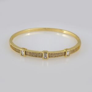 Bangles Woman/ Pulsos Dama/ Zircon Stone/ 14K Real Color// P210