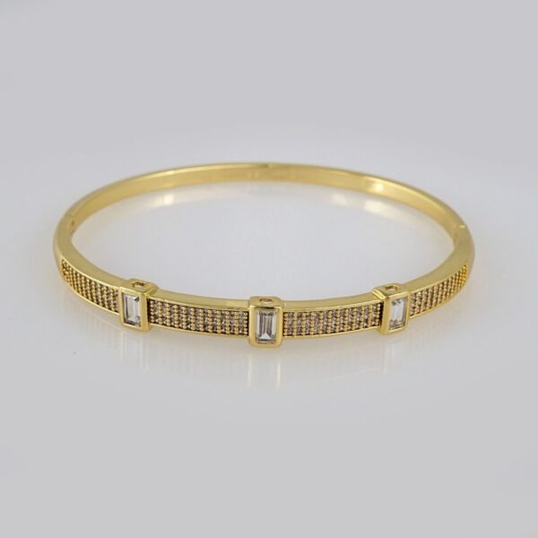 Bangles Woman/ Pulsos Dama/ Zircon Stone/ 14K Real Color// P210