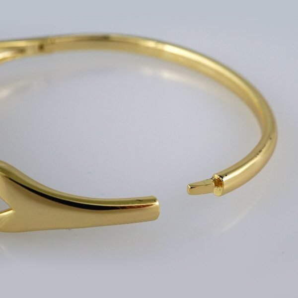 Bangles Woman/ Pulsos Dama/  Zircon Stone/  14K Real Color// P220 - Image 3