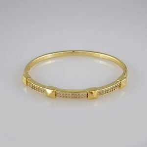 Bangles Woman/ Pulsos Dama/  Zircon Stone/  14K Real Color// P224