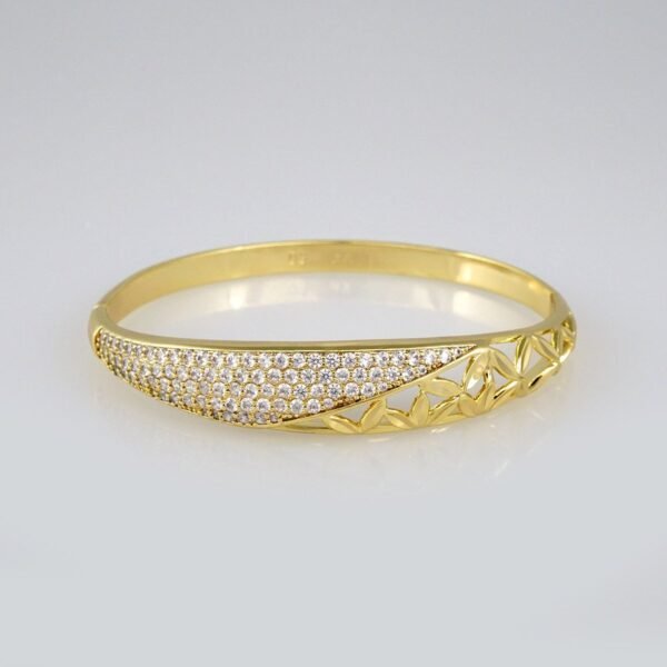 Bangles Woman/ Pulsos Dama/  Zircon Stone/  14K Real Color// P212