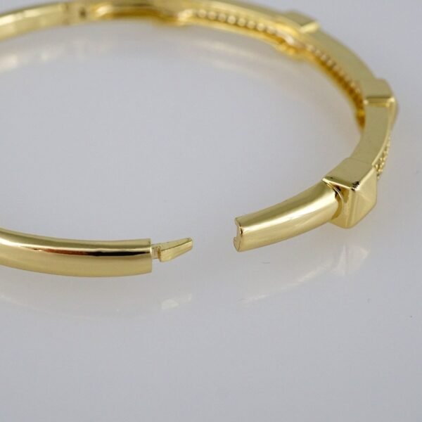Bangles Woman/ Pulsos Dama/  Zircon Stone/  14K Real Color// P224 - Image 3