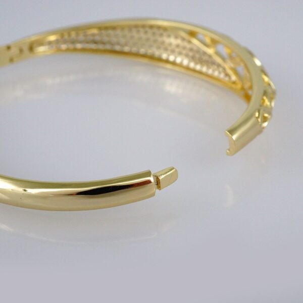 Bangles Woman/ Pulsos Dama/  Zircon Stone/  14K Real Color// P212 - Image 3