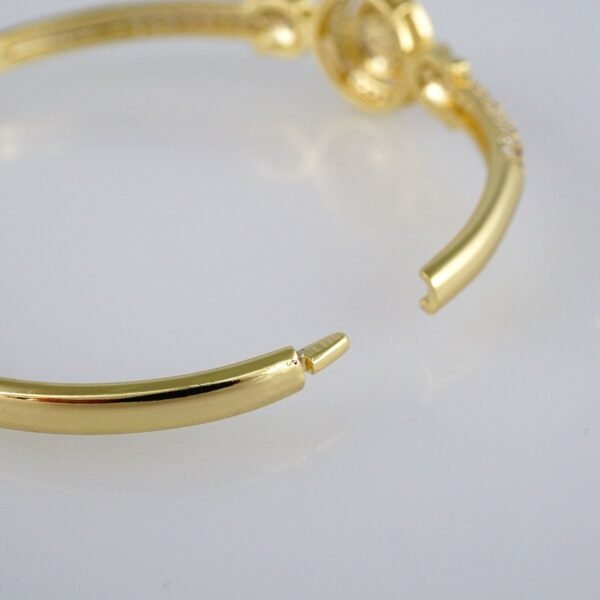 Bangles Woman/ Pulsos Dama/  Zircon Stone/  14K Real Color// P223 - Image 3