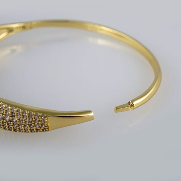 Bangles Woman/ Pulsos Dama/  Zircon Stone/  14K Real Color// P222 - Image 3