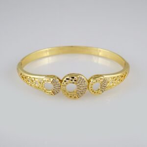 Bangles Woman/ Pulsos Dama/  Zircon Stone/  14K Real Color// P217
