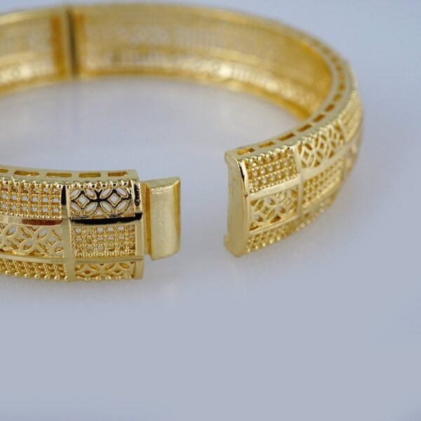Bangles Women/ Pulsos Dama/  Plain/  14K Real Color// P228 - Image 3