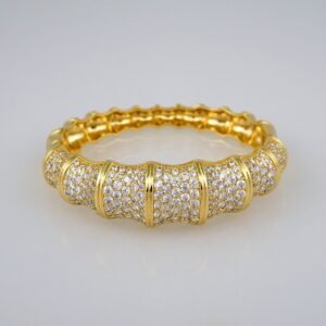 Bangles Women/ Pulsos Dama/ Zircon Stone/ 14K Real Color// P233