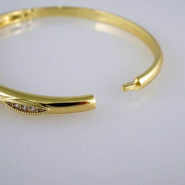 Bangles Women/ Pulsos Dama/ Zircon Stone/ 14K Real Color// P239 - Image 3