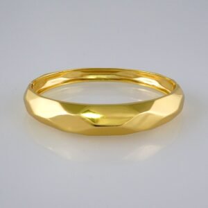 Bangles Women/ Pulsos Dama/  Plain/  14K Real Color// P243