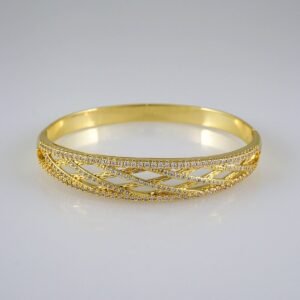 Bangles Women/ Pulsos Dama/  Zircon Stone/  14K Real Color// P244