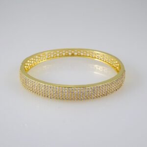 Bangles Women/ Pulsos Dama/  Zircon Stone/  14K Real Color// P247