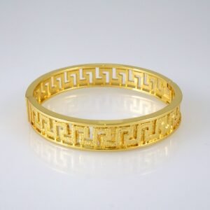 Bangles Women/ Pulsos Dama/  Plain/  14K Real Color// P248