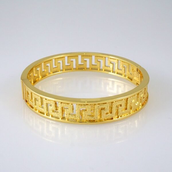 Bangles Women/ Pulsos Dama/  Plain/  14K Real Color// P248