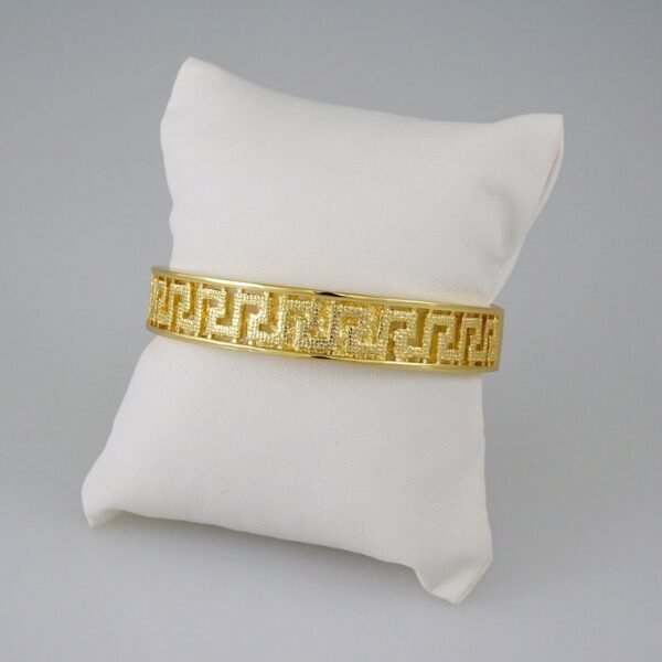 Bangles Women/ Pulsos Dama/  Plain/  14K Real Color// P248 - Image 2