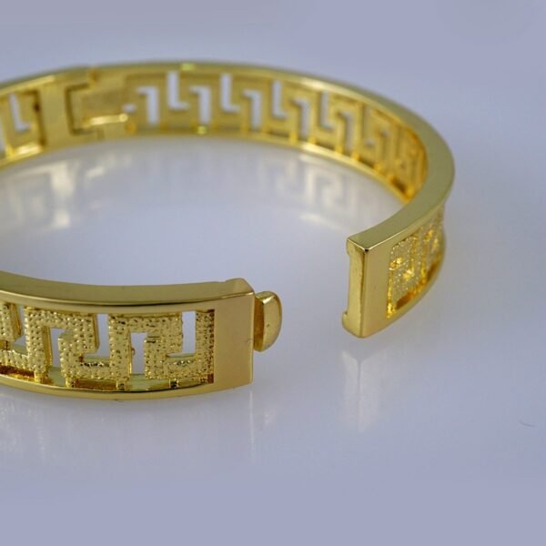 Bangles Women/ Pulsos Dama/  Plain/  14K Real Color// P248 - Image 3