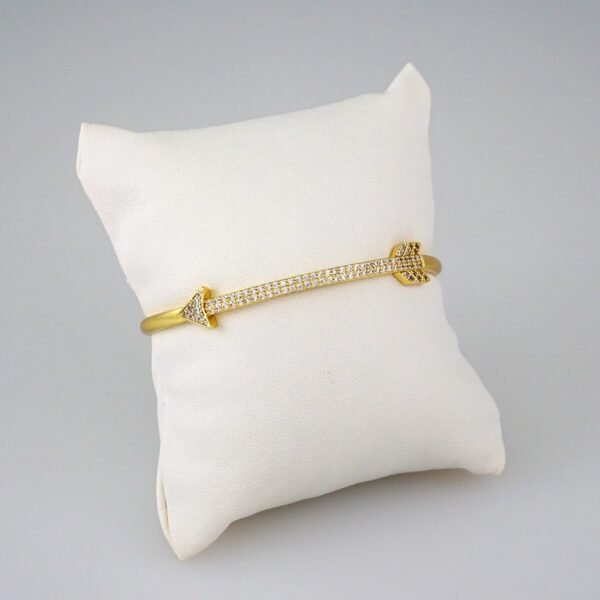 Bangles Women/ Pulsos Dama/  Zircon Stone/  14K Real Color// P260