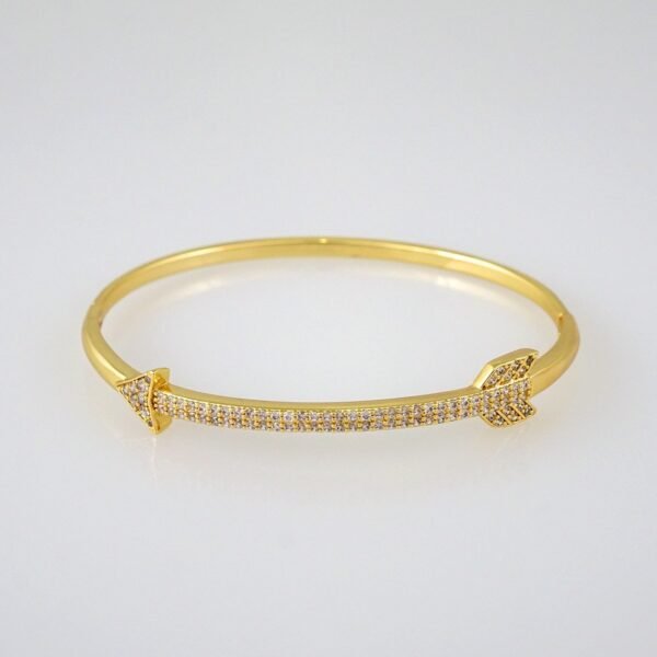 Bangles Women/ Pulsos Dama/  Zircon Stone/  14K Real Color// P260 - Image 2