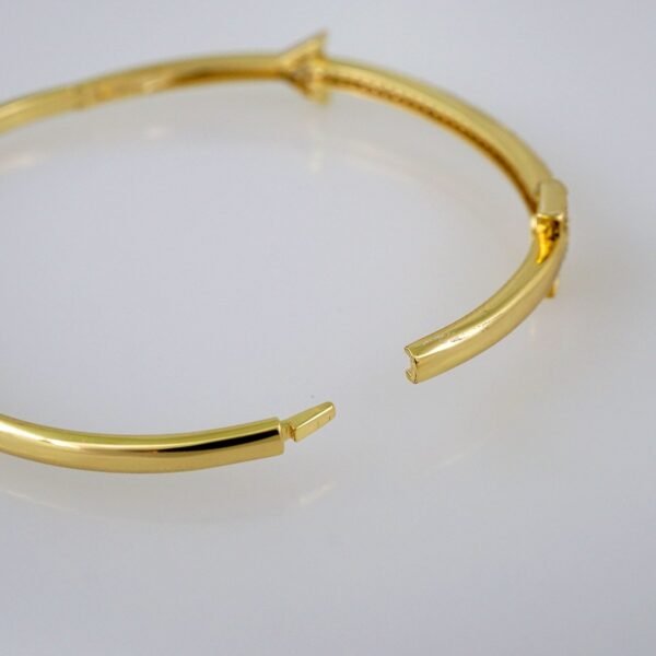 Bangles Women/ Pulsos Dama/  Zircon Stone/  14K Real Color// P260 - Image 3