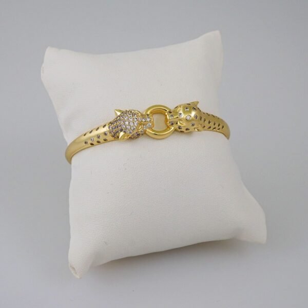 Bangles Women/ Pulsos Dama/ Zircon Stone/ 14K Real Color// P262