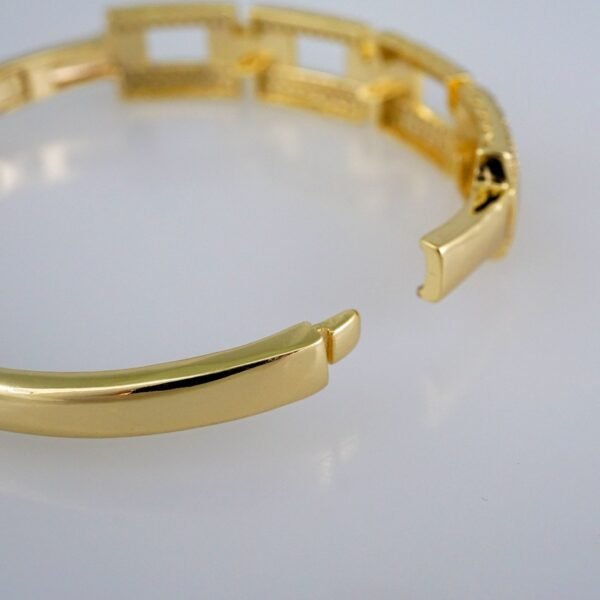 Bangles Women/ Pulsos Dama/ Zircon Stone/ 14K Real Color// P267 - Image 3