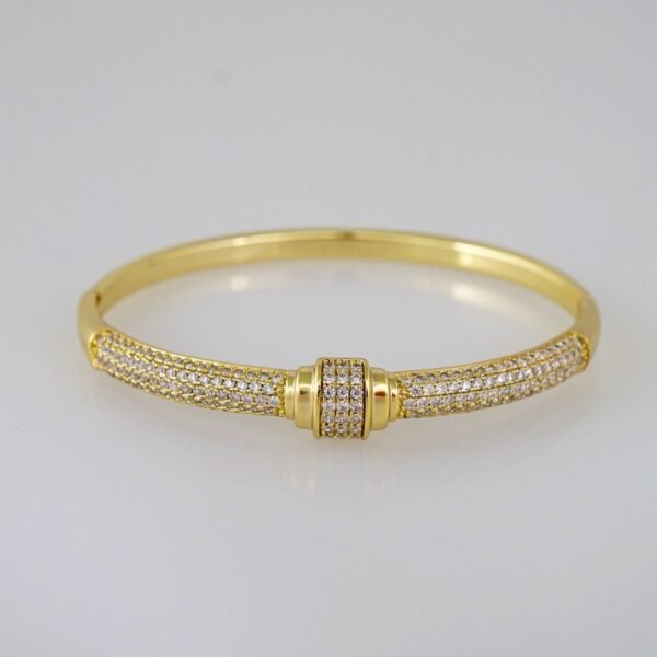 Bangles Women/ Pulsos Dama/ Zircon Stone/ 14K Real Color// P269 - Image 2