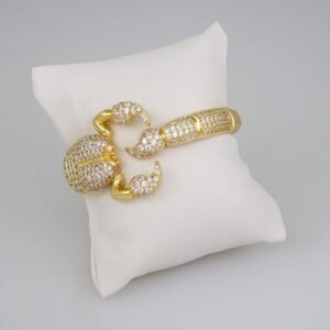 Bangles/ Pulso/  Zircon Stone/  14K Real Color// P280